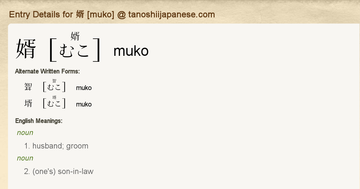 Entry Details For 不磨 [fuma] Tanoshii Japanese, 53 OFF